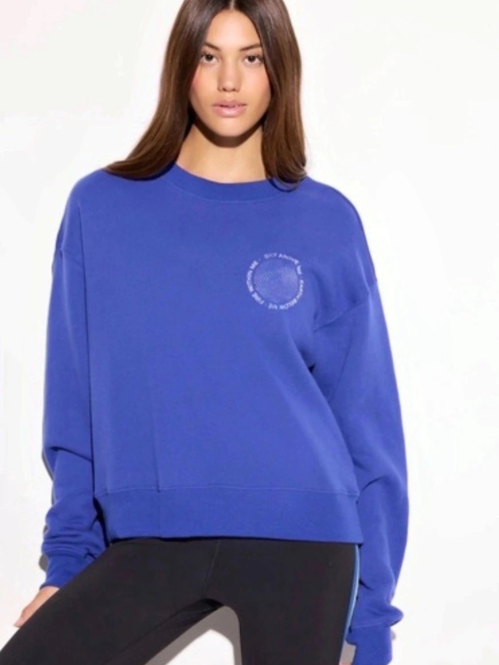 Spiritual Gangster Sky Above Me Old School Pullover Graphic Sweatshirt Blue (B5)